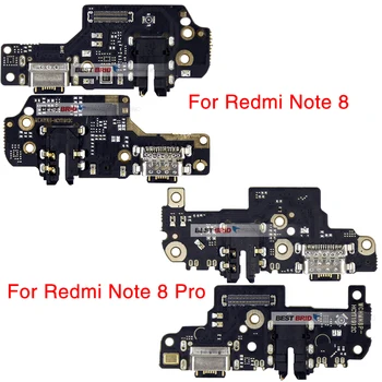 1pcs Polnjenje Flex Kabel Za Xiaomi Redmi Opomba 8 Pro Polnilnik USB Vrata Dock Priključek za Nadomestne Dele