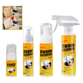 250 ML Večnamenski Pene Cleaner Spray za Vse Namene, Gospodinjska Čistila za Avto in Kuhinja Usnje Dekontaminacijo