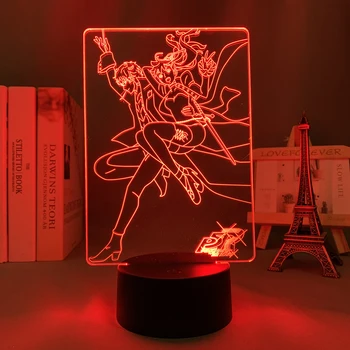 3d Led Lučka Anime Slika Persona 5 za Otroke Spalnica Dekoracijo Night Light Osvetlitev Darilo za Rojstni dan Soba Dekor Namizno Svetilko Persona 5