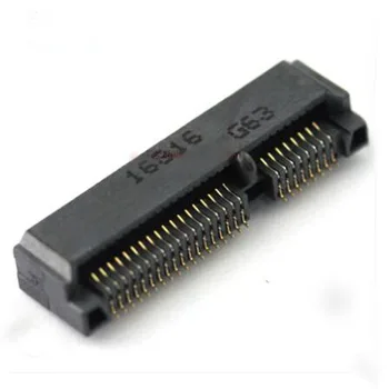5PCS MINI PCIE vtičnico Msata priključek, reža za kartico sim 52P Nosilec 4.0 H/5.2 H/5.6 H/8.0 H