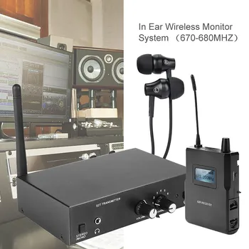ANLEON S2 670-680MHZ UHF Stereo Brezžični Monitor Sistem, Stage Performance Monitor Sistem 100-240V