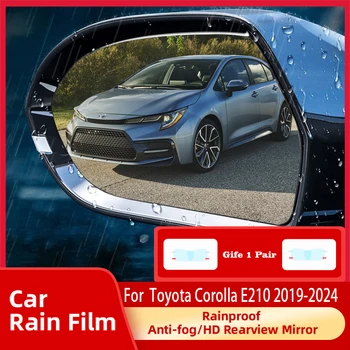 Avto Rearview Straneh Ogledala Filme Za Toyota Corolla Auris E210 2019~2024 Anti-Fog Vzvratnimi Ogledali Zajema Avto Dodatki 2023