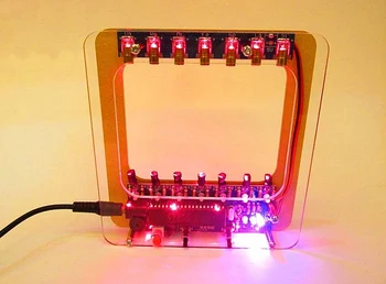 DIY KOMPLETI Laser Harfo Kit Niz DIY Komplet Tipkovnice Elektronski Deli 7 Nizov, Elektronskega DIY Komplet Tehnologije