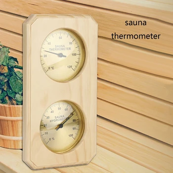 Dual Display Termometer & Higrometer 2-V-1 Zaprtih Lesa Termo-Higrometer Termometer, Higrometer Parne Savne Soba