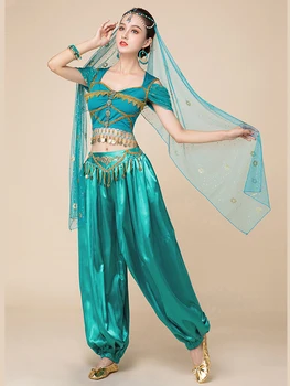 Festival Arabskem Princesa Kostume Indijski Ples Vezenje Bollywood Jasmina Kostum Stranka Cosplay Princesa Jasmina Fancy Obleko
