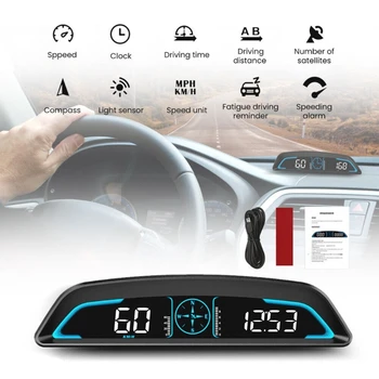 G3 GPS HUD Heads Up Display Avto merilnik Hitrosti Smart Digitalni Alarm Opomnik Meter Avtomobilska Elektronika Pribor Orodje za Diagnostiko,