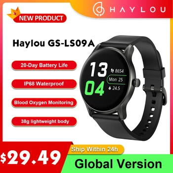 Haylou GS-LS09A Pametno Gledati Moške IP68 Vodotesen Srčni utrip Kisika v Krvi, Spremljanje Športnih Watch 20-Dan Baterije Smartwatch