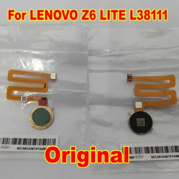 Izvirni Delovni LENOVO Z6 LITE L38111 Prstnih Senzor Gumb Domov Vrniti Ključ Flex Kabel optični bralnik Dotik ID telefon deli