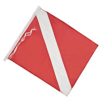 Mednarodno Potapljaško Zastavico, Rdeči in Beli Poliester Čoln Zastavo Marker za Podvodne Dejavnosti Spearfishing Potapljanje Prostem