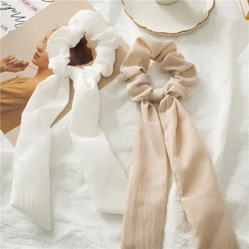 Naguban elastična bowknot hairband barva zobotrebec gubam majhne trakove, preproste in lepe lase vozel dekle pokrivala