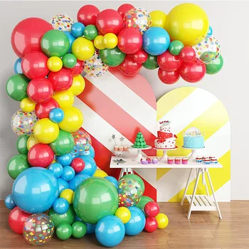 Obarvana Balon Garland Komplet Rojstni Dan Dekoracijo Balon Verige Prizorišče Poroke Arch Balon
