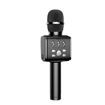 Prenosni ročni Bluetooth brezžični mikrofon karaoke z mobilno držalo za telefon null
