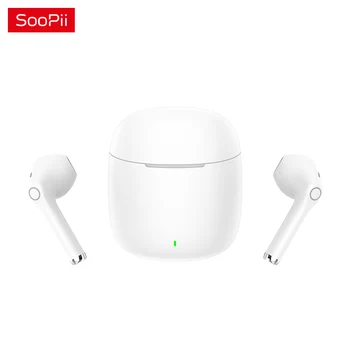 SooPii T5 TWS Brezžične Slušalke Bluetooth 5.0 Stereo Zmanjšanje Hrupa Bas Touch Kontrole Dolgo Pripravljenosti 300mAH