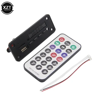 USB Predvajalnik MP3 Dekoder Odbor Modul Bluetooth5.0 Dekoder 5V 12V Mp3 Modul Podpora Za Avdio Zvočniški Pokličite Snemanje FM SD TF Avto