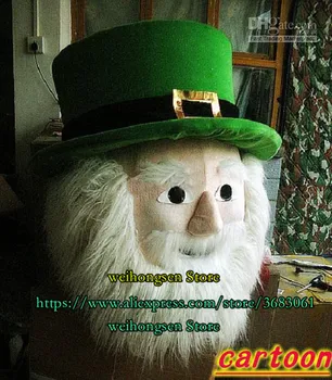 Visoka Kakovost Santa Claus Maskota Kostum Risanka Nastavite Rojstni Vloga-Igranje Velikost Odraslih Oglaševanje Igra Počitnice Darila 756
